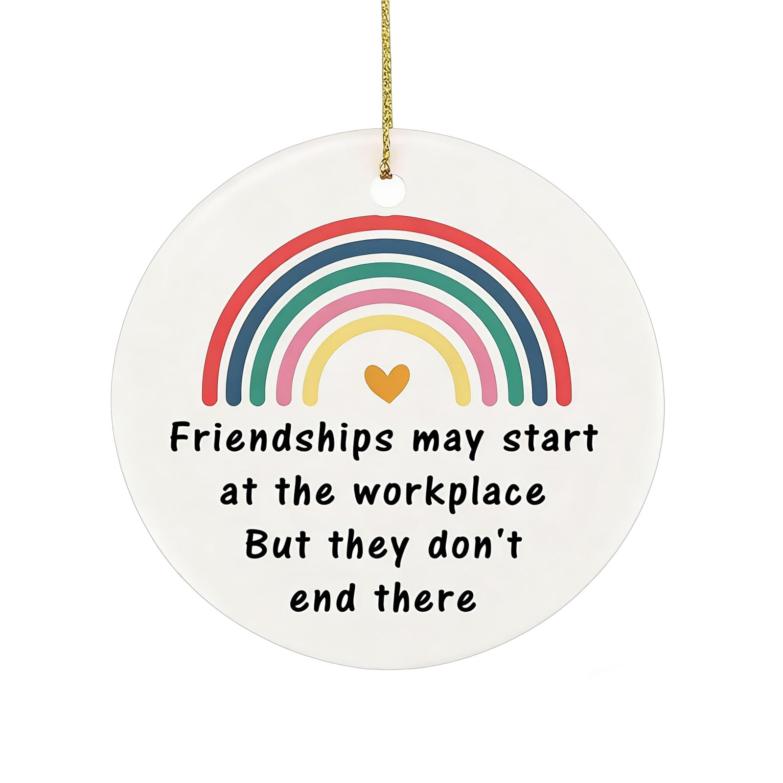 Tingliyi Women's Leaving Gifts For Colleagues Ceramic Hanging Ornament New Job Gifts For Retirement Gifts For Friendship Good Luck Gifts, Thank You Gifts & New Home Gifts