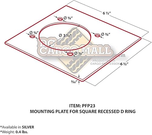 Miniatura 5 de PFK23), Paquete de 4, Plateado