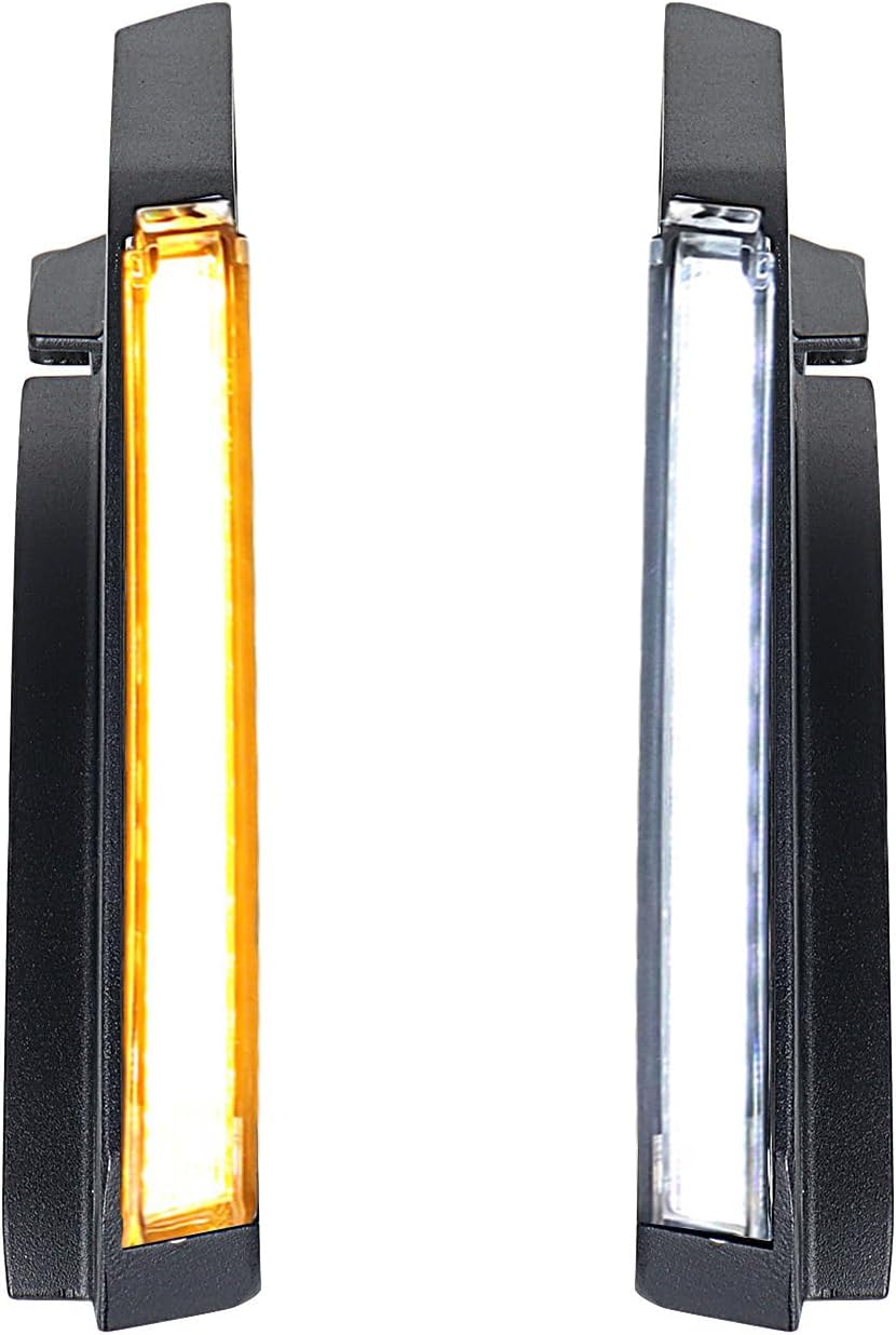 Astra Depot Pair Left&Right Trail Sight Light Hood LED Light DRL Turn Signal Eye-catching Sequential Compatible with 2021 2022 2023 2024 2025 Ford Bronco 2 Door 4DR