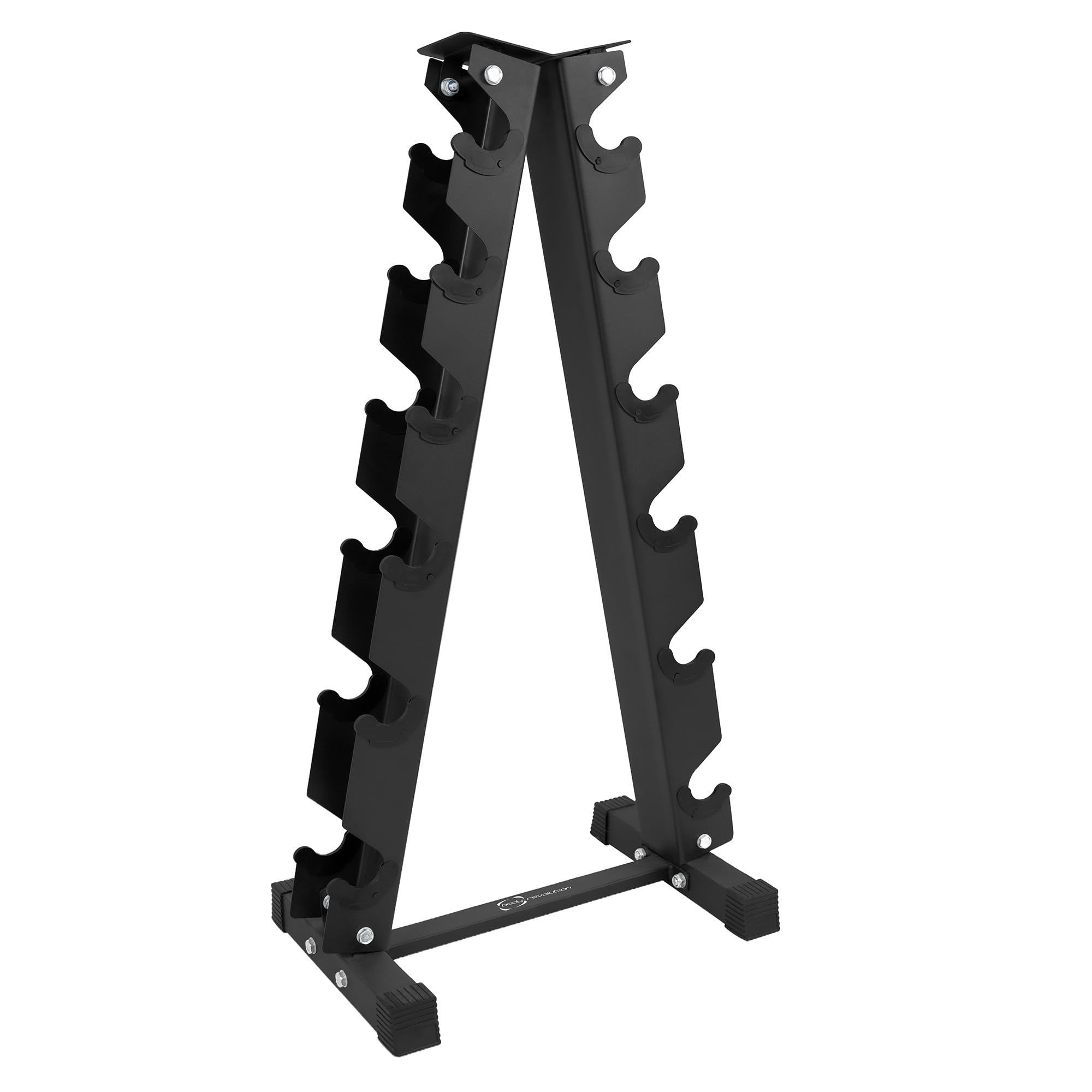 Monstershop Unisex Black Dumbbell Weight Rack Rack In Size 6