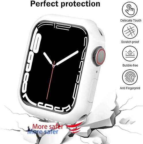 Miniatura 36 de BOTOMALL Funda protectora compatible con Apple Watch de 1.614 pulgadas Series 9, Series 8 Series 7, TPU suave, flexible, delgada, ligera, funda