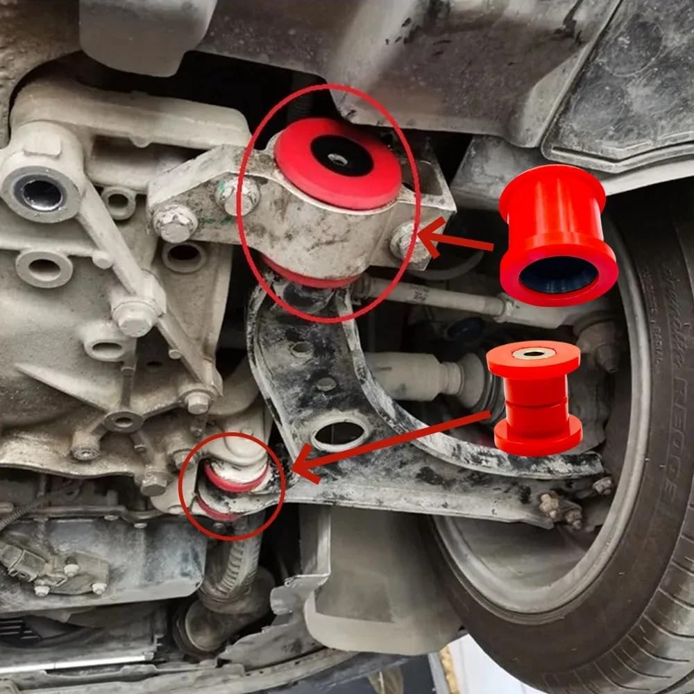 Wahacz samochodowy Pasuje do VW Golf GTI MK5 Passat Caddy Jetta Tiguan CC Skoda Octavia doskonałe dopasowanie do Audi poliuretanowa tuleja wahacza