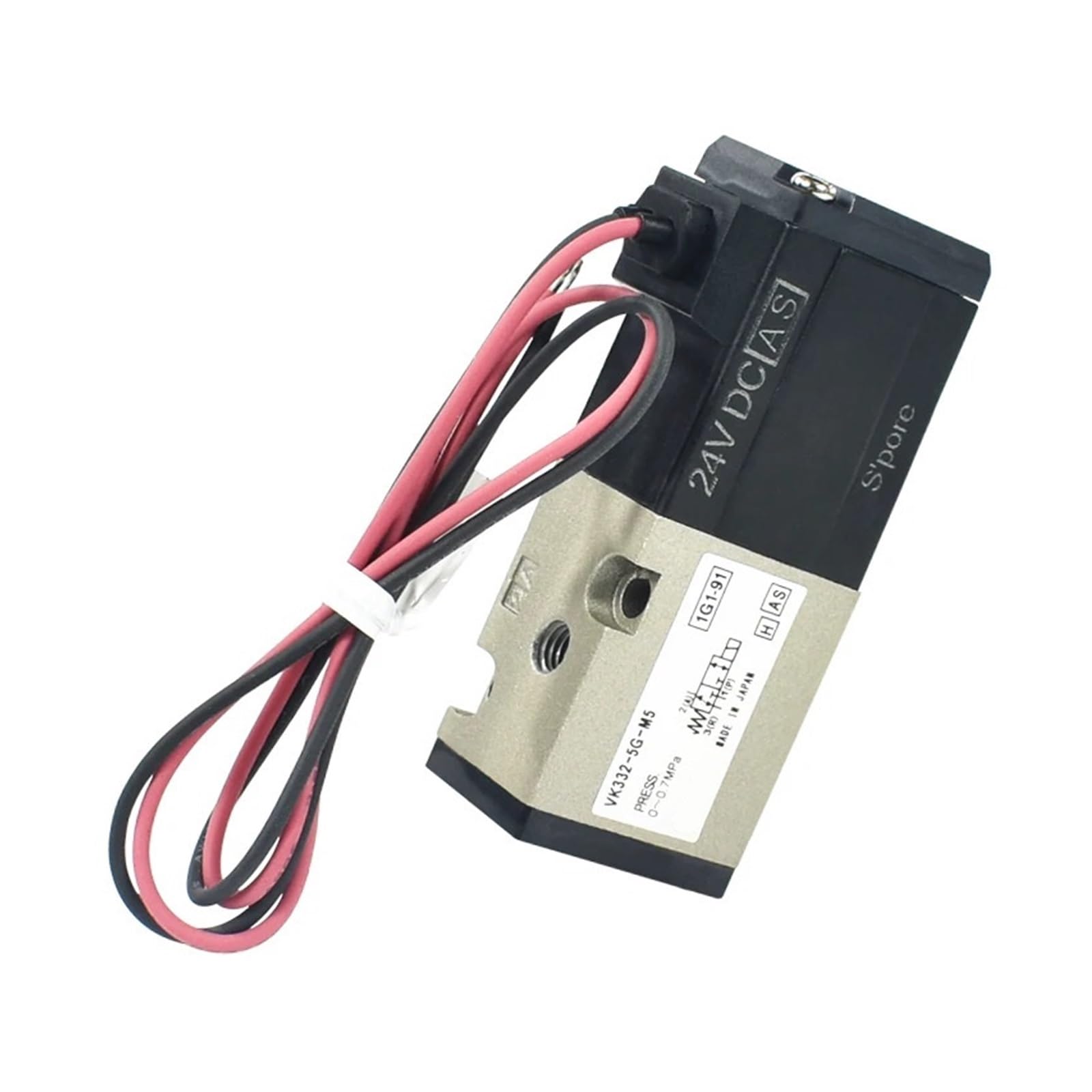 WQGQPXOB VK332 2-Position 3-Way Pneumatic DC24V VK332-5G-M5 VK332V-5G-01