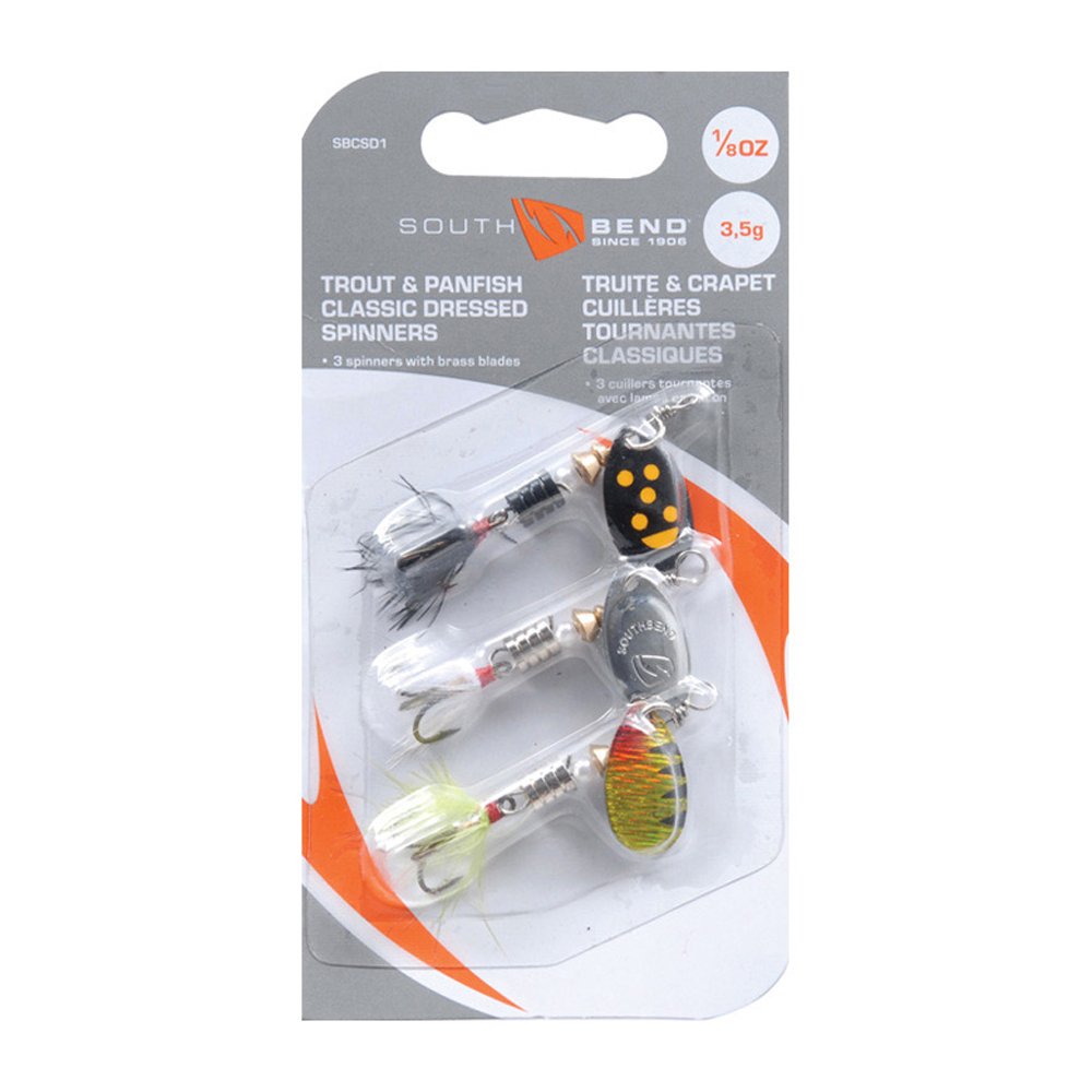 SOUTH BEND SBCSD1 Classic 3Pc Trophy Pk 1/8 Oz, Multicolor, One Size