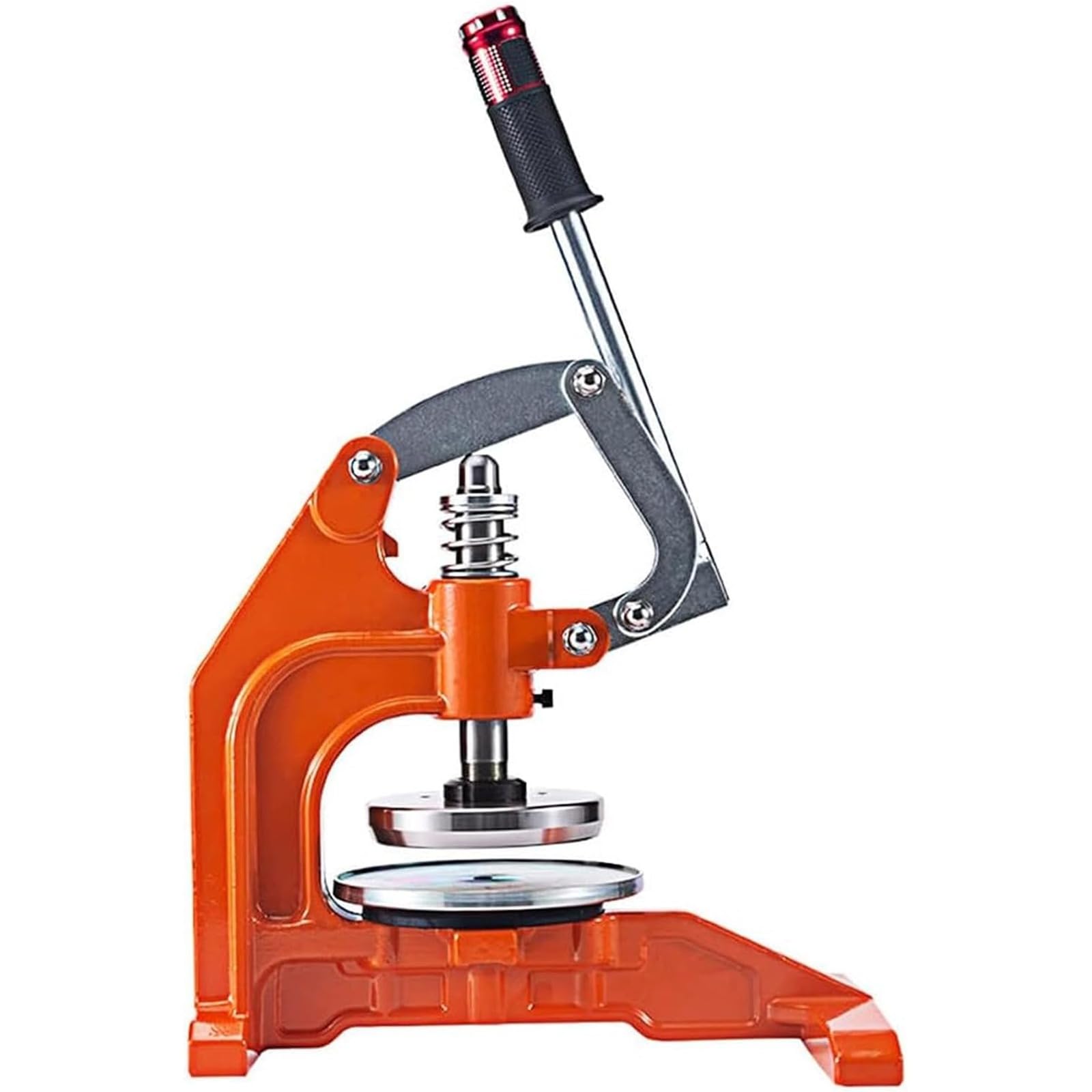 Cortador de muestras, cuchillo de presión manual para cortar tela, alfombras, papel y espuma, grosor de corte de 0,1 a 10 mm, ideal para discos de muestra redondos de tela de 100 m²