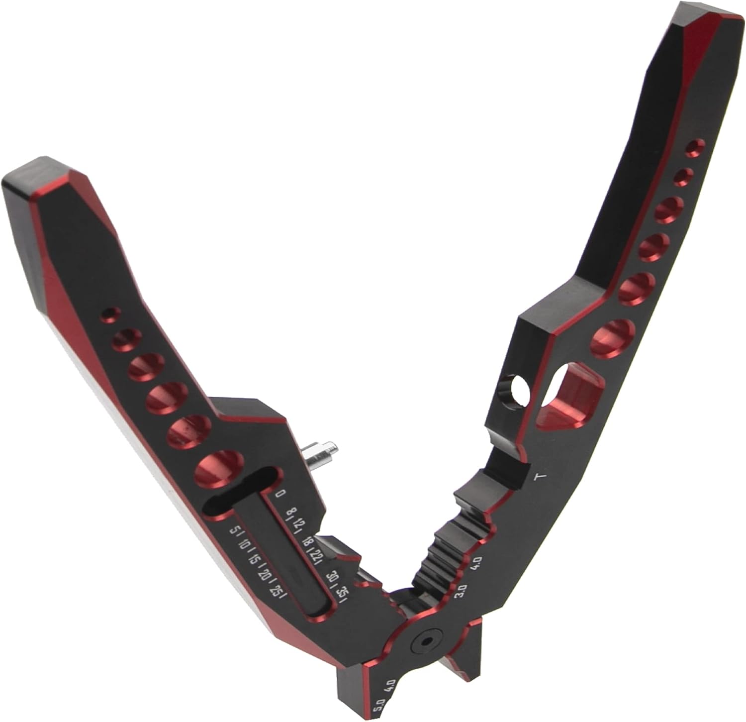 RC Shock Absorber Pliers RC Multifunction Pliers RC Rod Ends Disassemble Tools & Small Cross Socket Spanner Compatible with Traxxas Arrma Axial Losi Redcat HSP 1/8 1/10 RC Car Truck (Red)