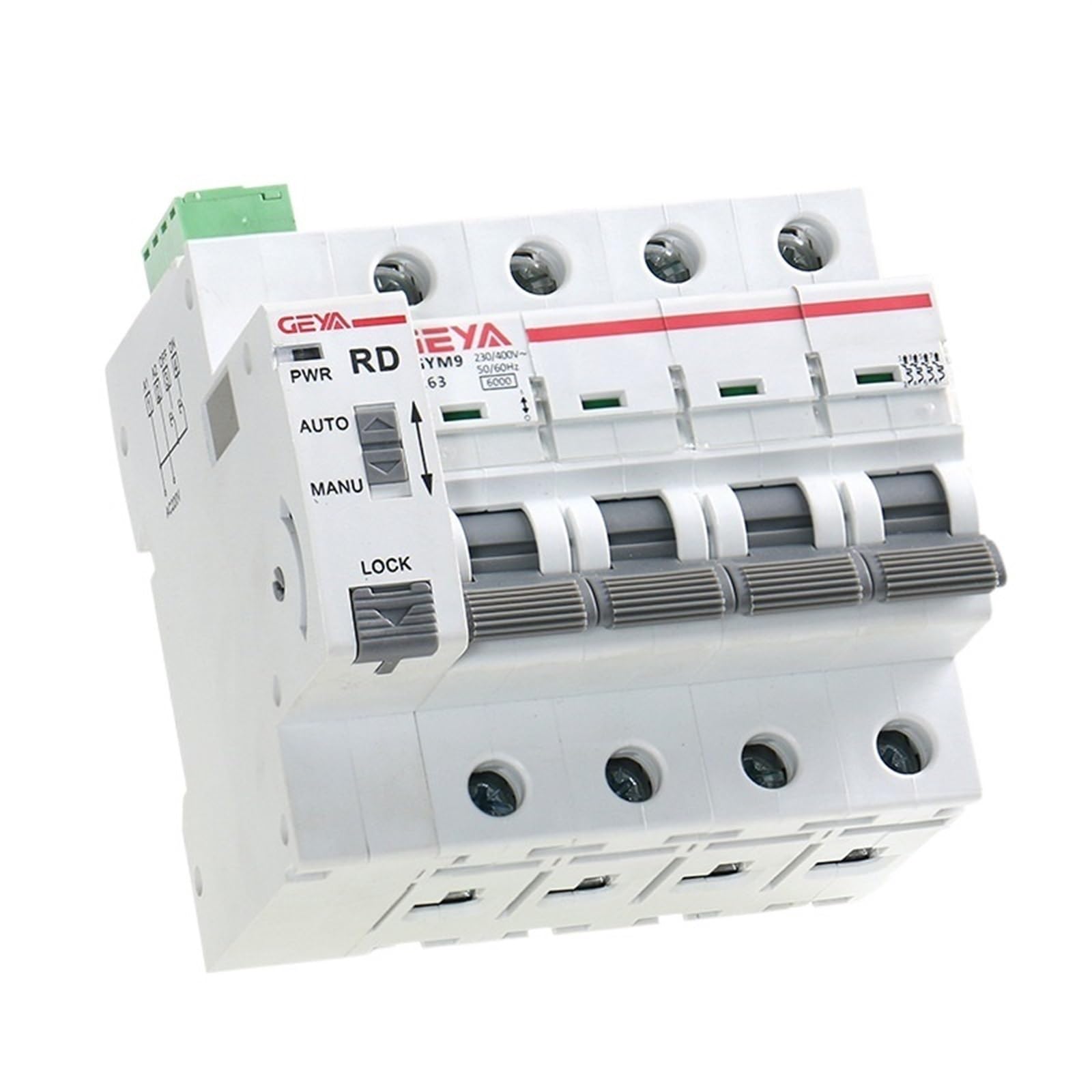 Disjoncteur à réinitialisation automatique 4P MCB 40A rail Din maison intelligente