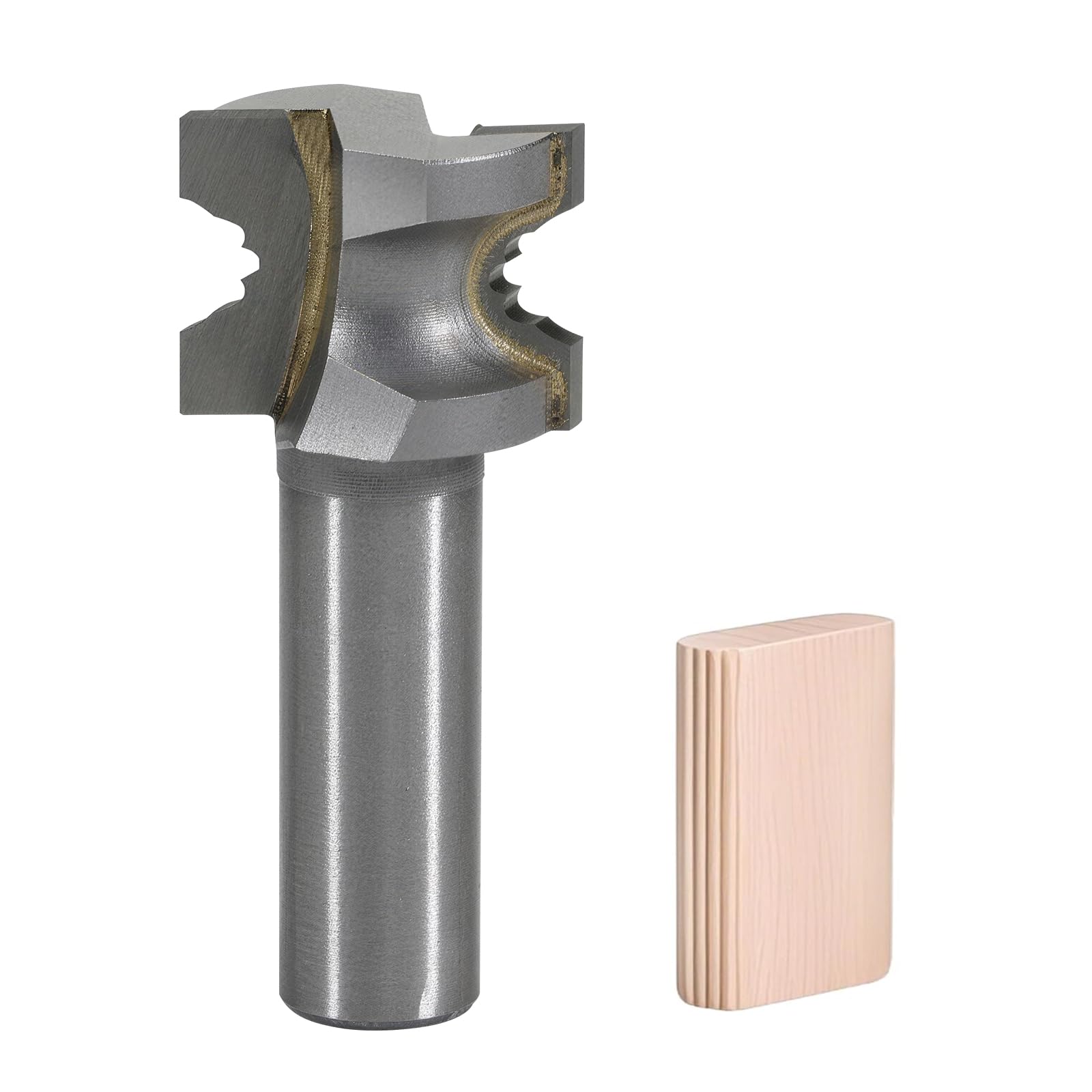 FindBuyTool Router Bit for Festool Domino DF500/700, Tungsten Carbide Router Bits 1/2 Shank Dio8 for Woodworking & DIY Users, Woodworking Tools and Accessories for Edge Trimming and Joinery(D8)