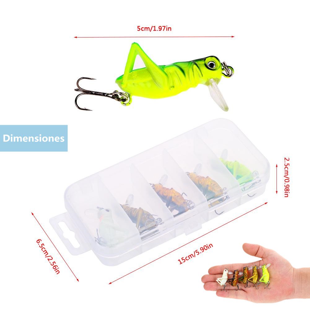Leurre de pêche coulant 5 pièces/lot leurres de pêche à manivelle 8cm14