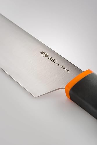 Miniatura 5 de GSI Outdoors Santoku - Cuchillo de chef de 6 pulgadas, cuchillo compacto de acero inoxidable con funda protectora para camping, picnic y barbacoas