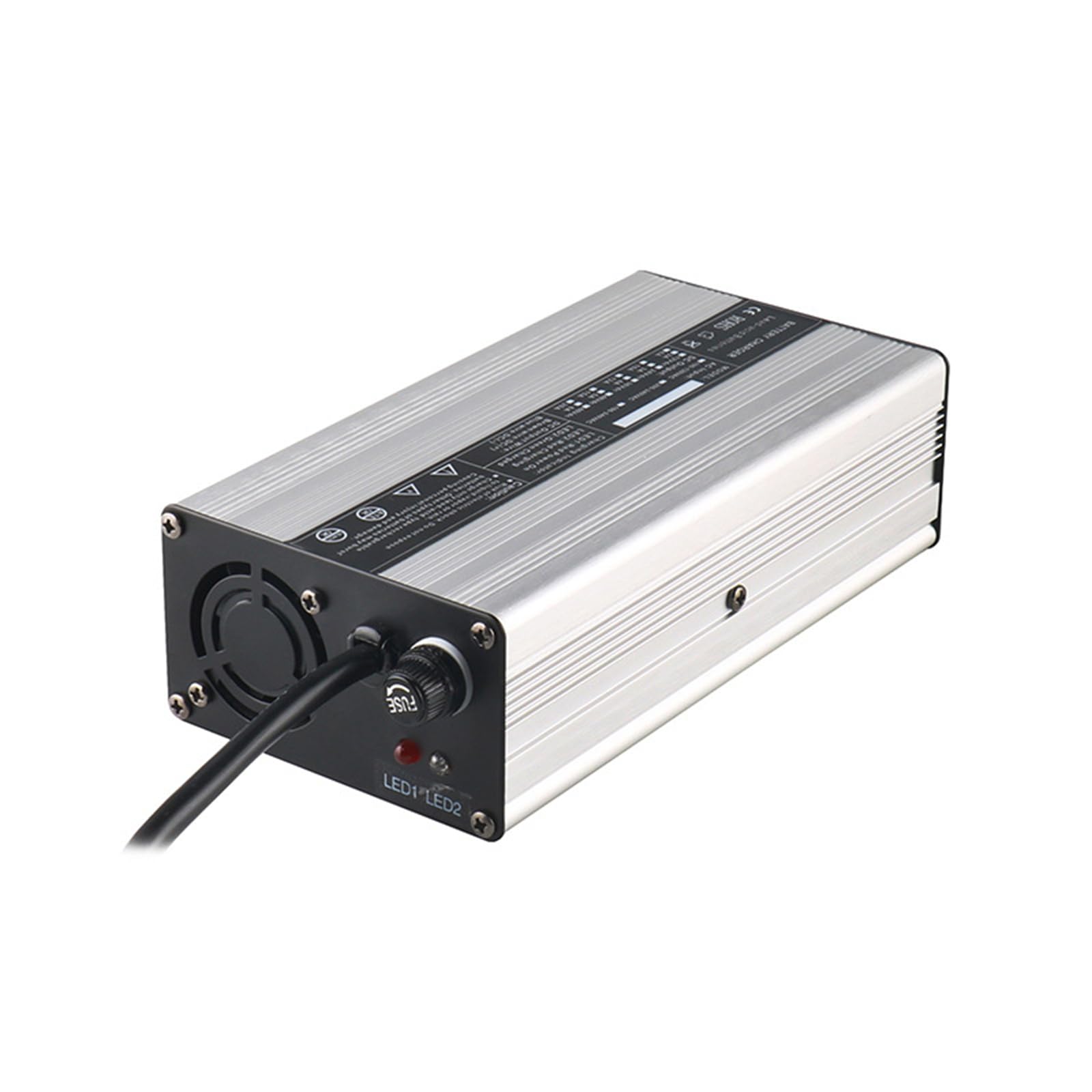 Ładowarka akumulatorów o dużej mocy 400 W 12 V 24 V 36 V 48 V 60 V 72 V Ładowarka akumulatorów kwasowo ołowiowych do wózków widłowych elektrycznych, pojazdów elektrycznych z czterema kołami, zamiata