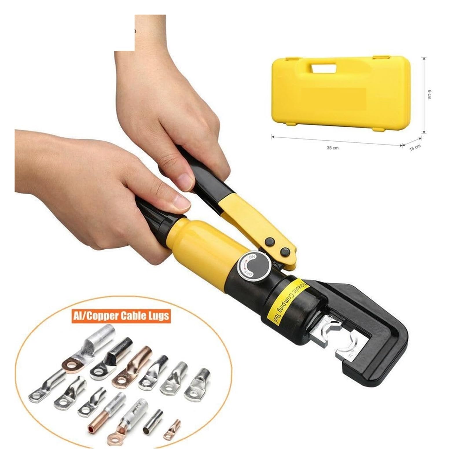 Amazon.co.jp: 圧着ペンチ YQK-70 6T 油圧圧着工具キット、8 Amazon.co.jp: 圧着ペンチ YQK-70 6T 油圧圧着工具キット、8