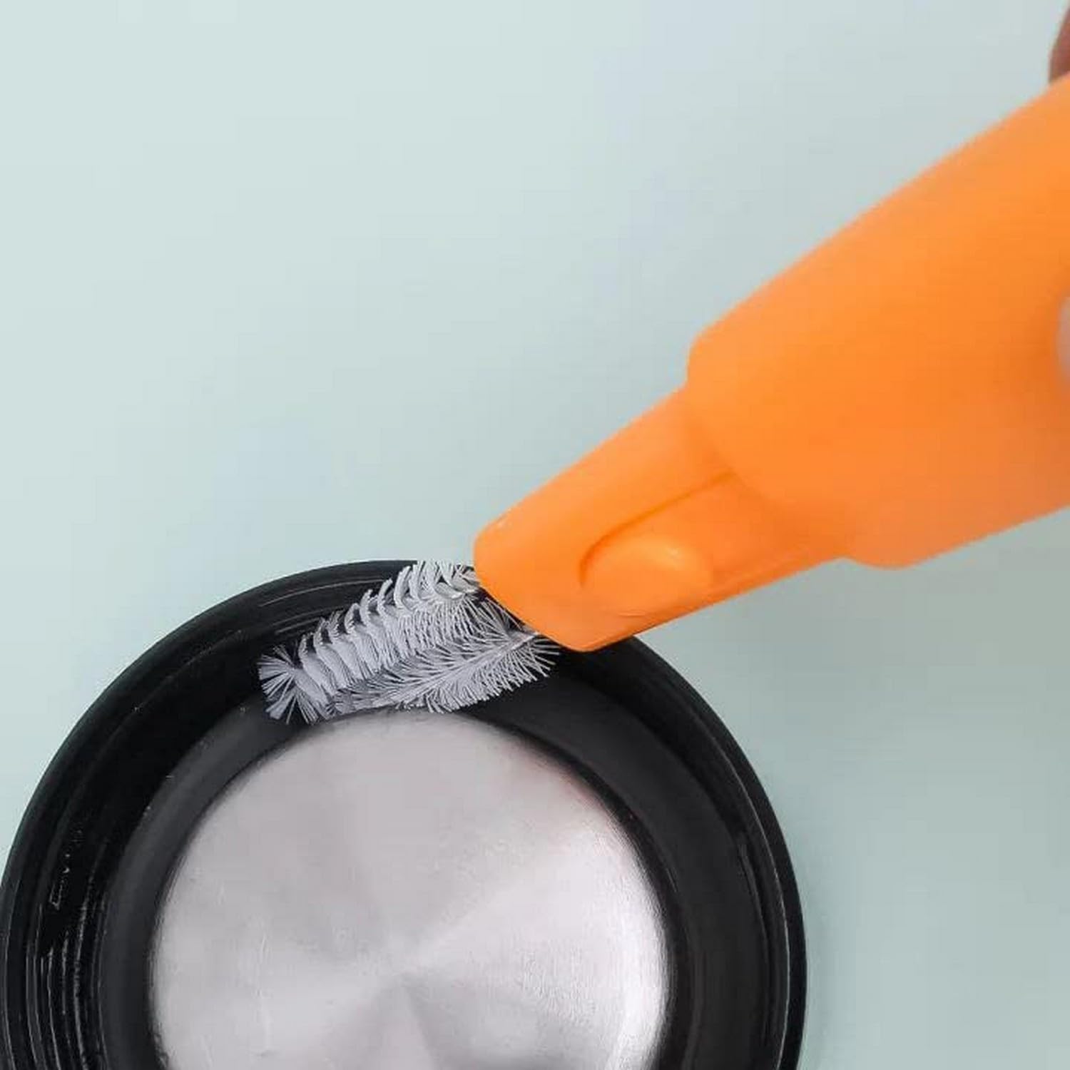 UGU ZONE 3 in 1 Bottle Cleaning Brush with Long Handle for Baby Bottles, Water Bottles, Tumblers, Cups, Vases, Containers β Multi-Purpose Sponge Brush Set with Gap & Lid Cleaner (Multicolor) 2