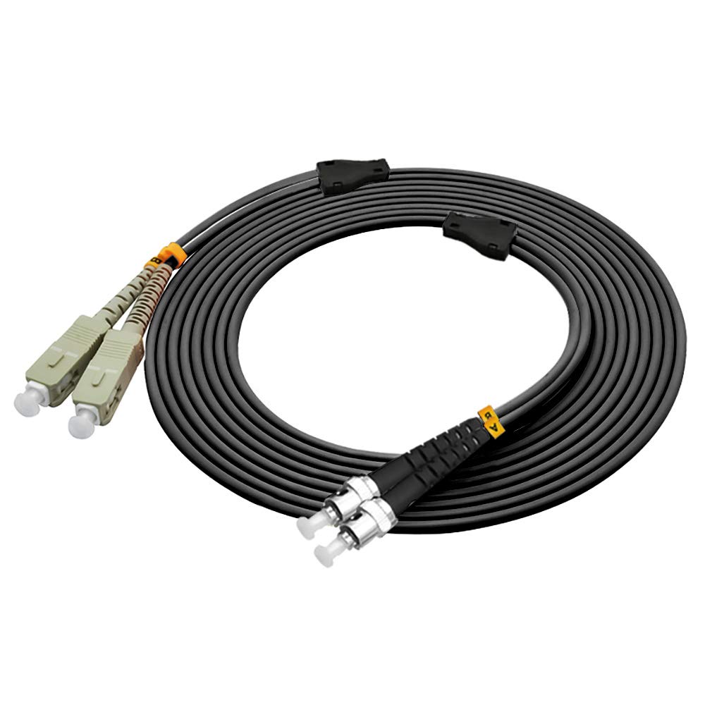 Cable de fibra SC a ST de 50 metros para conectar redes exteriores entre edificios OM1 6