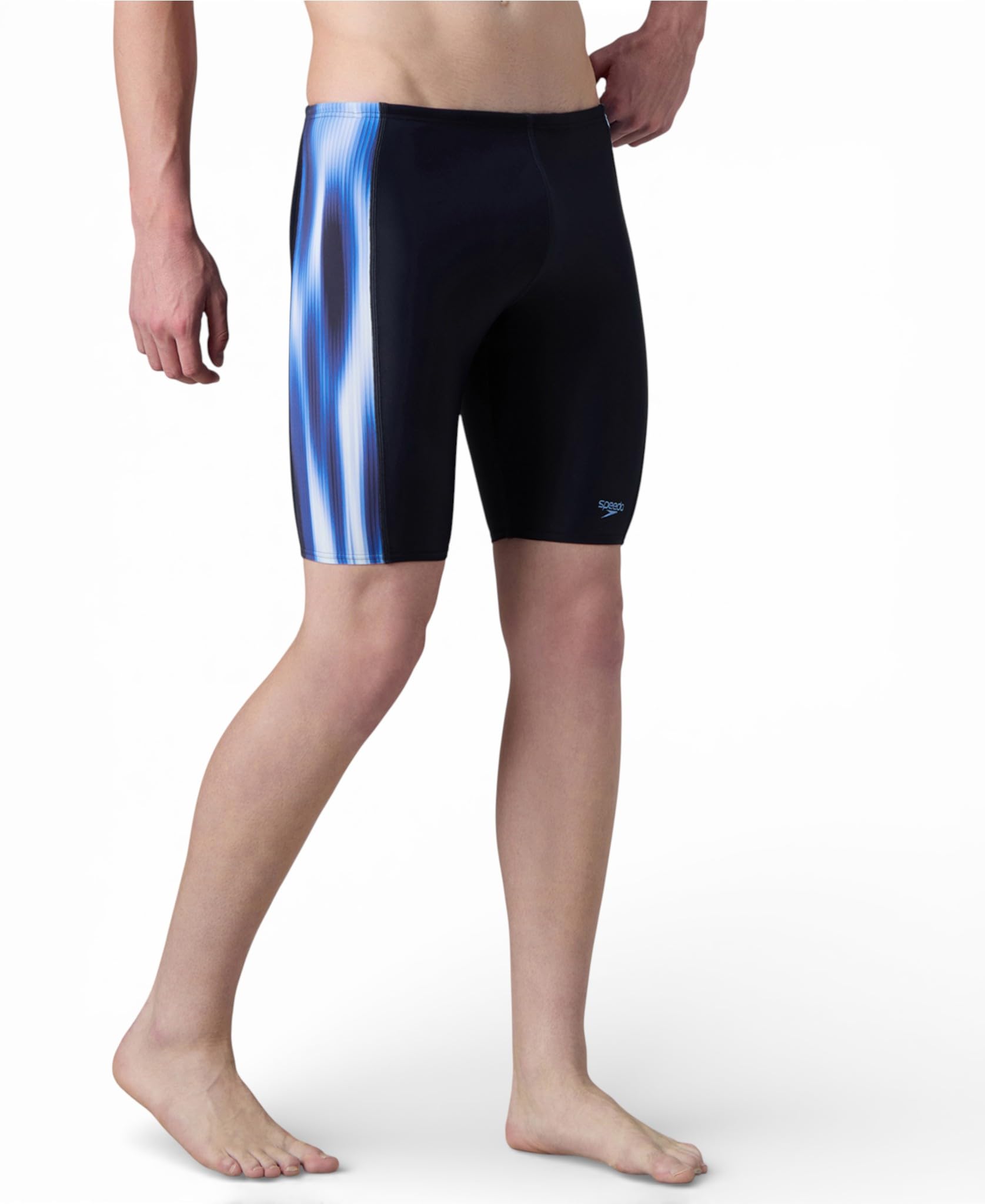Speedo Men's Endurance10 Tech Panel Print Jammer Swimming Trunks | UPF 40+ Sun Protection | Chlorine Resistance | Shape Retention Fabric Swimming Costume | Drawstring Waist-picture-41