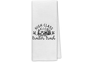 DIBOR High Class Trailer Trash Camping Kitchen Towels for Campers and RVs