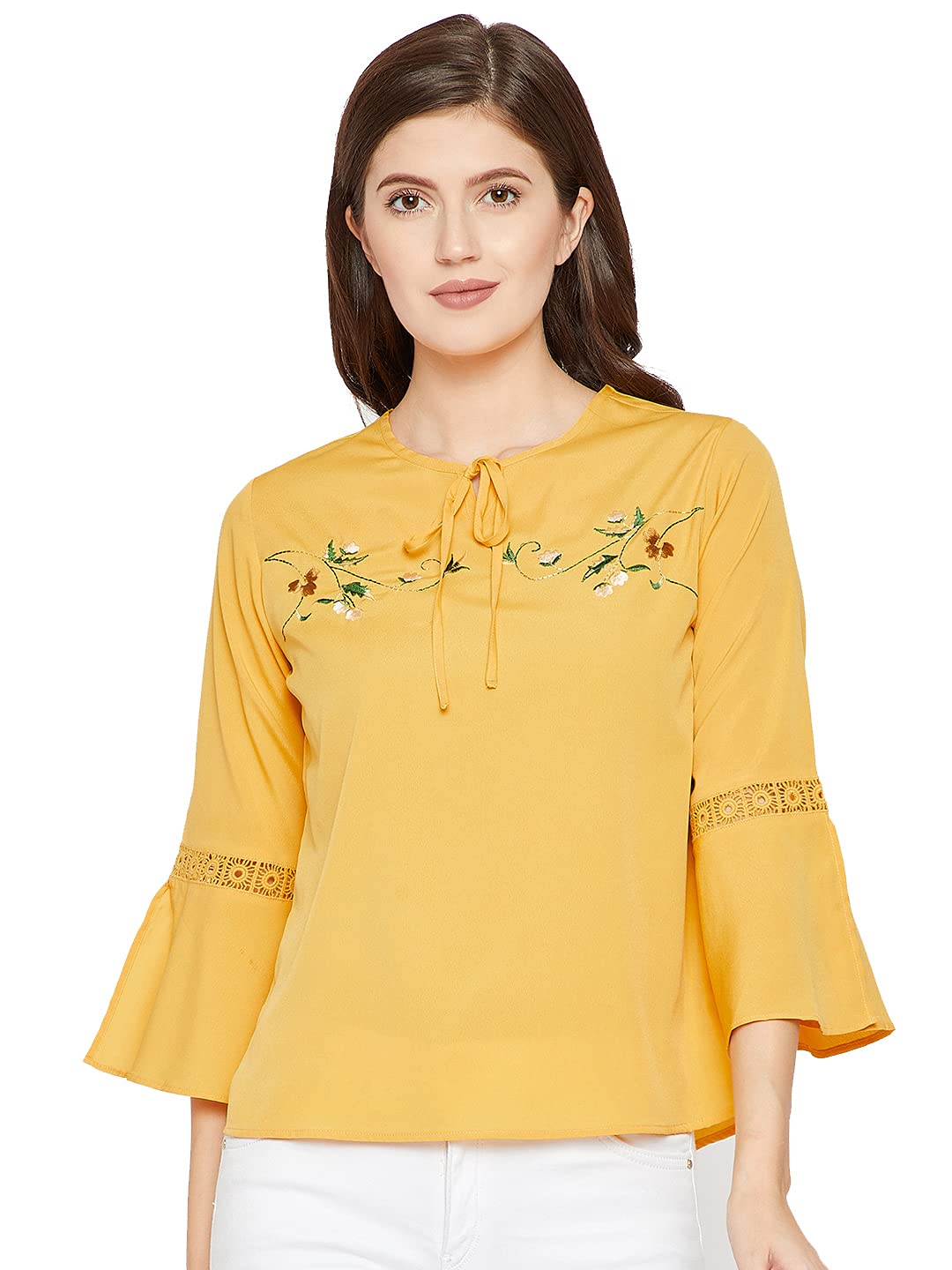 Rare Womens Plain Regular fit Top (EP4019-S_Mustard S) (B07PGPQ84V) Amazon Price History, Amazon Price Tracker