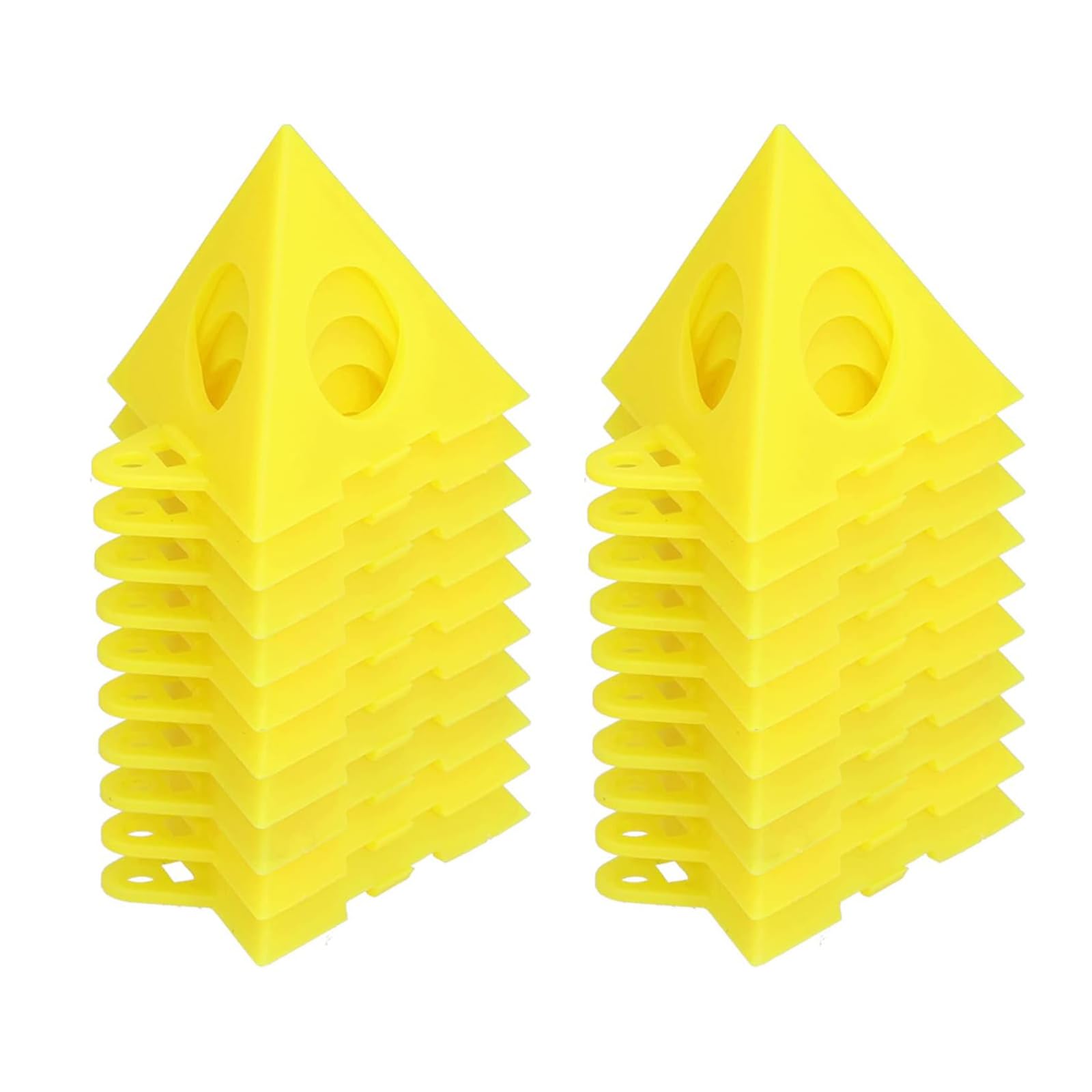 Giallo Cono Tela e Triangolo di Vernice, Supporto Supporti Pittura Perforata Legno Mobili Stand, per Porta Dell'armadio in Tela Gialla, Utensili Manuali E Accessori