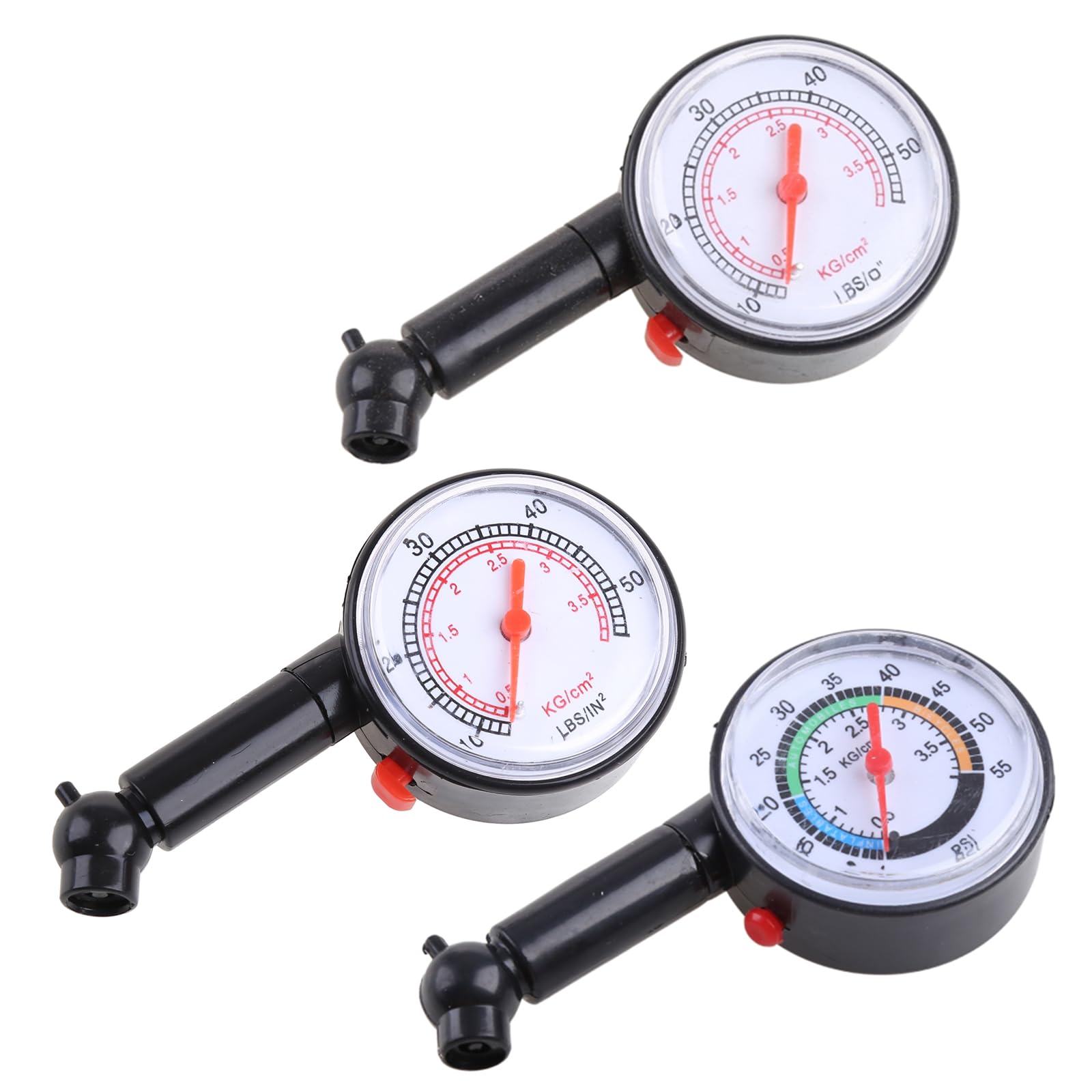 SZYDD Car Tire Tyre Air Pressure Gauge Meter Tool Metal Manometer Barometers Tester Meter for Truck Motorcycle Bike Plastic