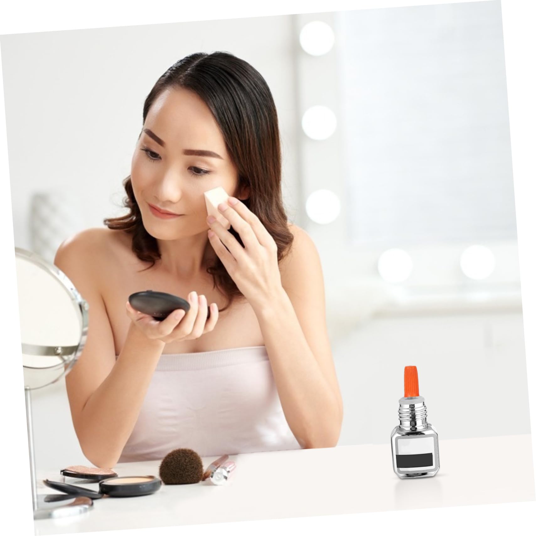 BELLIFFY Mini Glue Bottles for Lash Extension Lash Glue Replacement Piercing Tool