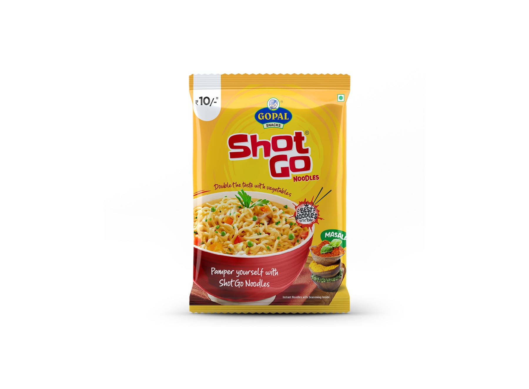 Gopal Shot Go Noodles |Masala Flavor| Pack of 8 (B0CNNBL6R2) Amazon Price History, Amazon Price Tracker