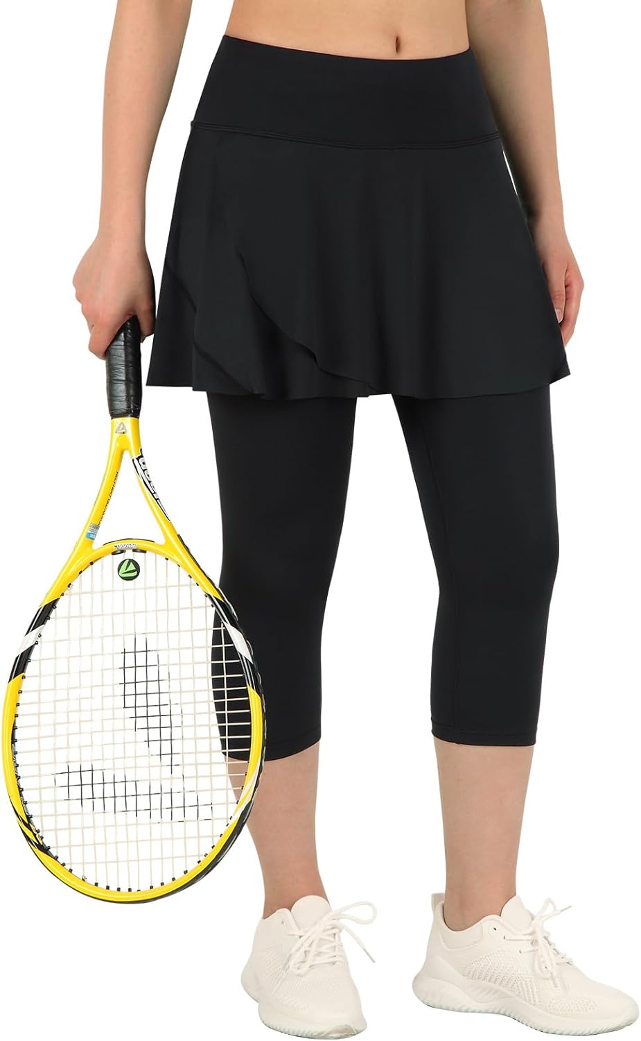 ANIVIVO Skirted Leggings for Women with Pockets, Tennis Yoga Pleated Skirt with Leggings - Image 2