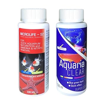 Aquatic Remedies Microlife S2 & Aquaria Clear 100ml Combo - PETLINE