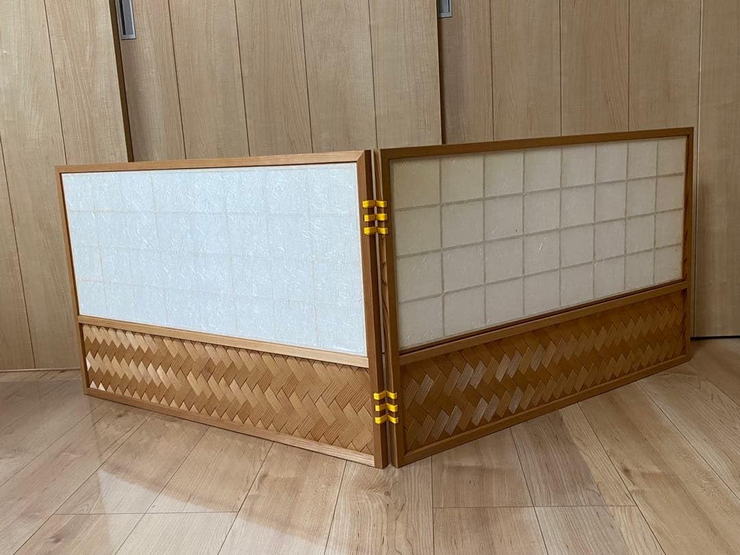 【お値下げ中】風炉先　炉屏風　衝立　茶道具　和風インテリア　アンティーク 障子 Amazon.co.jp: 風炉先屏風 障子風 茶道具 : ホーム＆キッチン