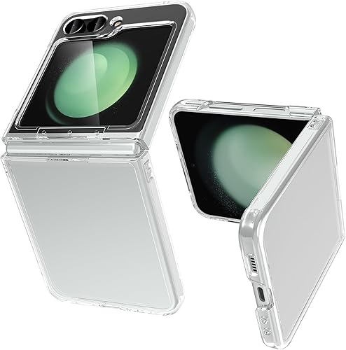 Para Samsung Galaxy Z Flip 5 Caso, Fundas protectoras delgadas transparentes para teléfono, funda transparente a prueba de golpes para Z Flip5