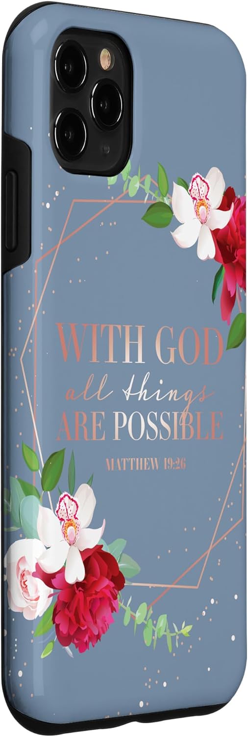 iPhone 11 Pro Max Christian Phone Cases With Bible Verses Religious Sayings Case