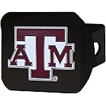 FANMATS 22826 Texas A&M Aggies Black Metal Hitch Cover - 3D Color Emblem