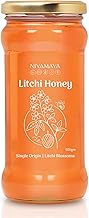 NIYAMAYA Fresh Raw Litchi Honey 500g 100% Pure And Natural Unprocessed Single Origin Litchi Honey Directly From Litchi Farms Lab Tested Chemical Free, No Sugar, No Adulteration