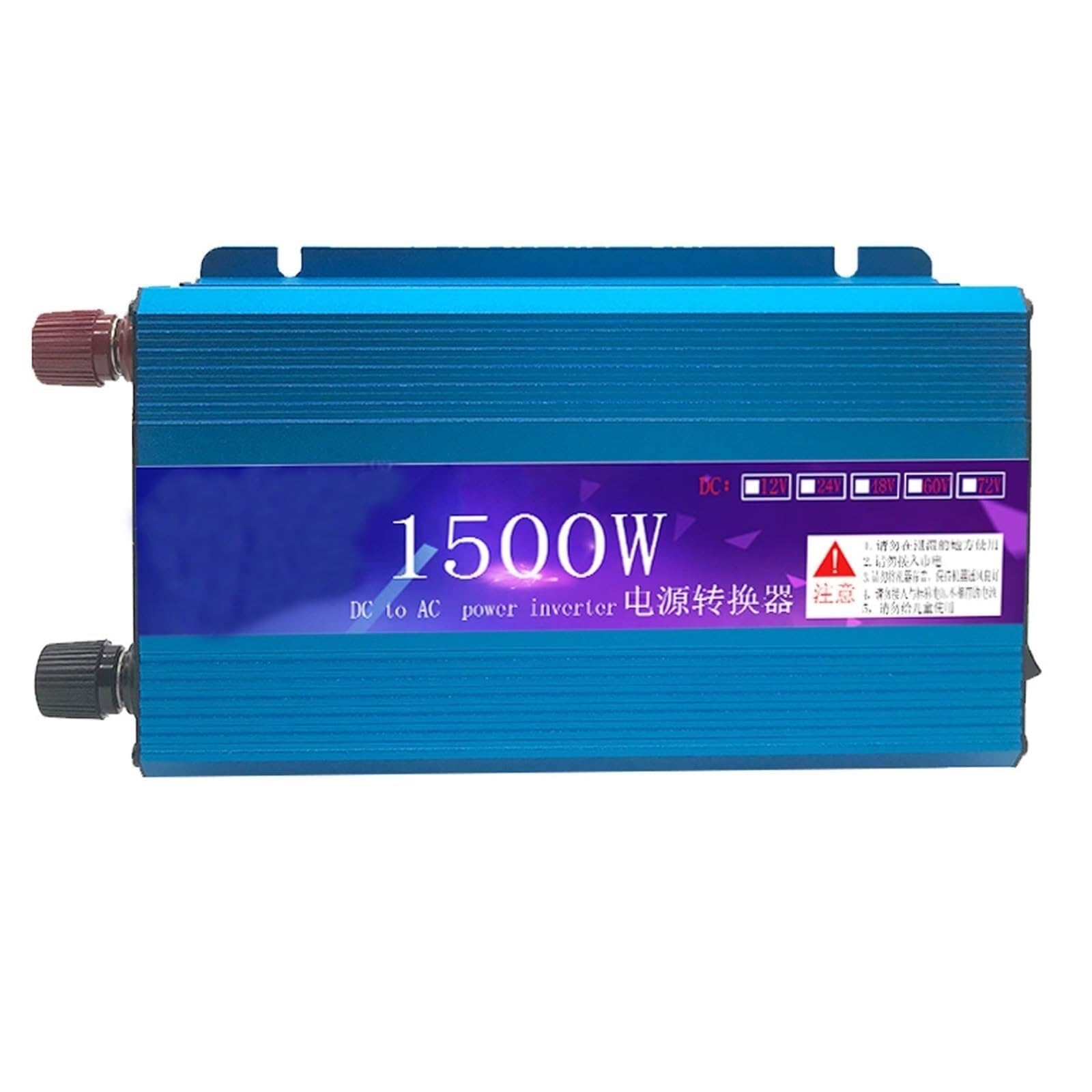 Convertisseur de puissance pour voiture 48V en 220V 1500W pour voyage