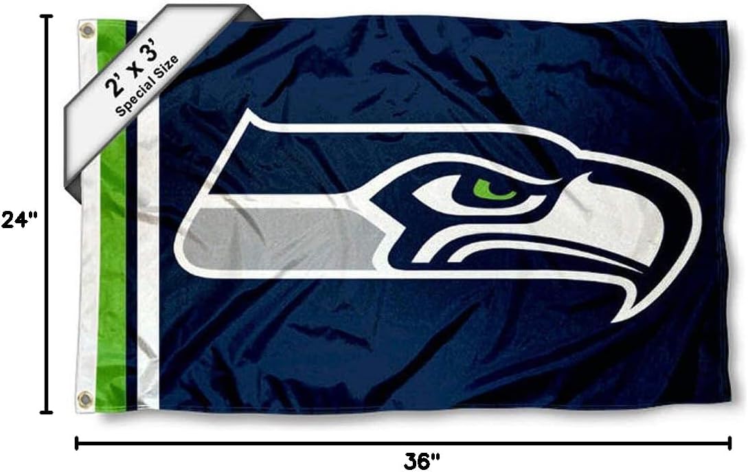 Seahawks 2x3 Feet Flag