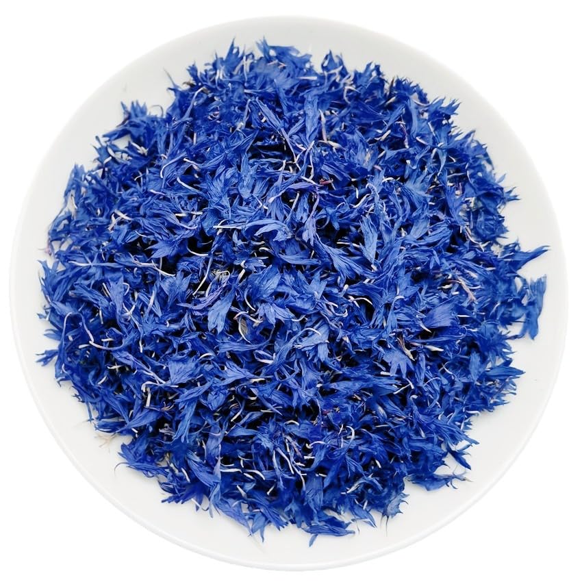 Pétalos secos de aciano azul puro 10g para infusiones y decoración