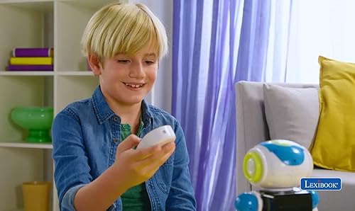 Vista 42 de LEXiBOOK - Robot de juguete interactivo Powerman Master que lee en la mente juguete para niños bailando reproduce música Animal Quiz STEM