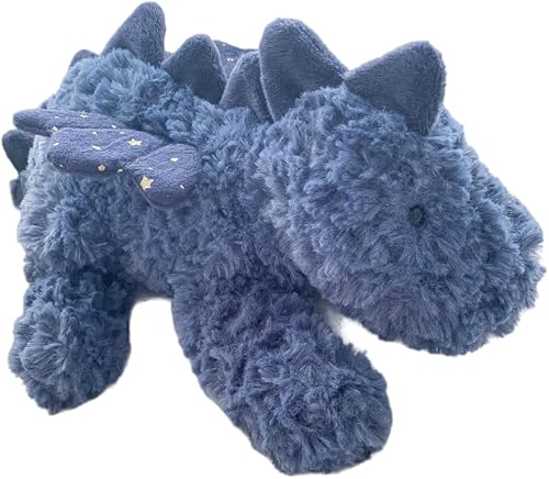 Miniatura 10 de MON AMI Daphne - Animal de peluche del dragón, 11 pulgadas, adorable juguete de dragón suave para niños, animales prehistóricos, rosa