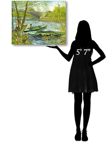 Vista 80 de DECORARTS - Almond Blossom Tree - Vincent Van Gogh Art Reproduction. Giclee Canvas Prints Wall Art for Home Decor 30x24