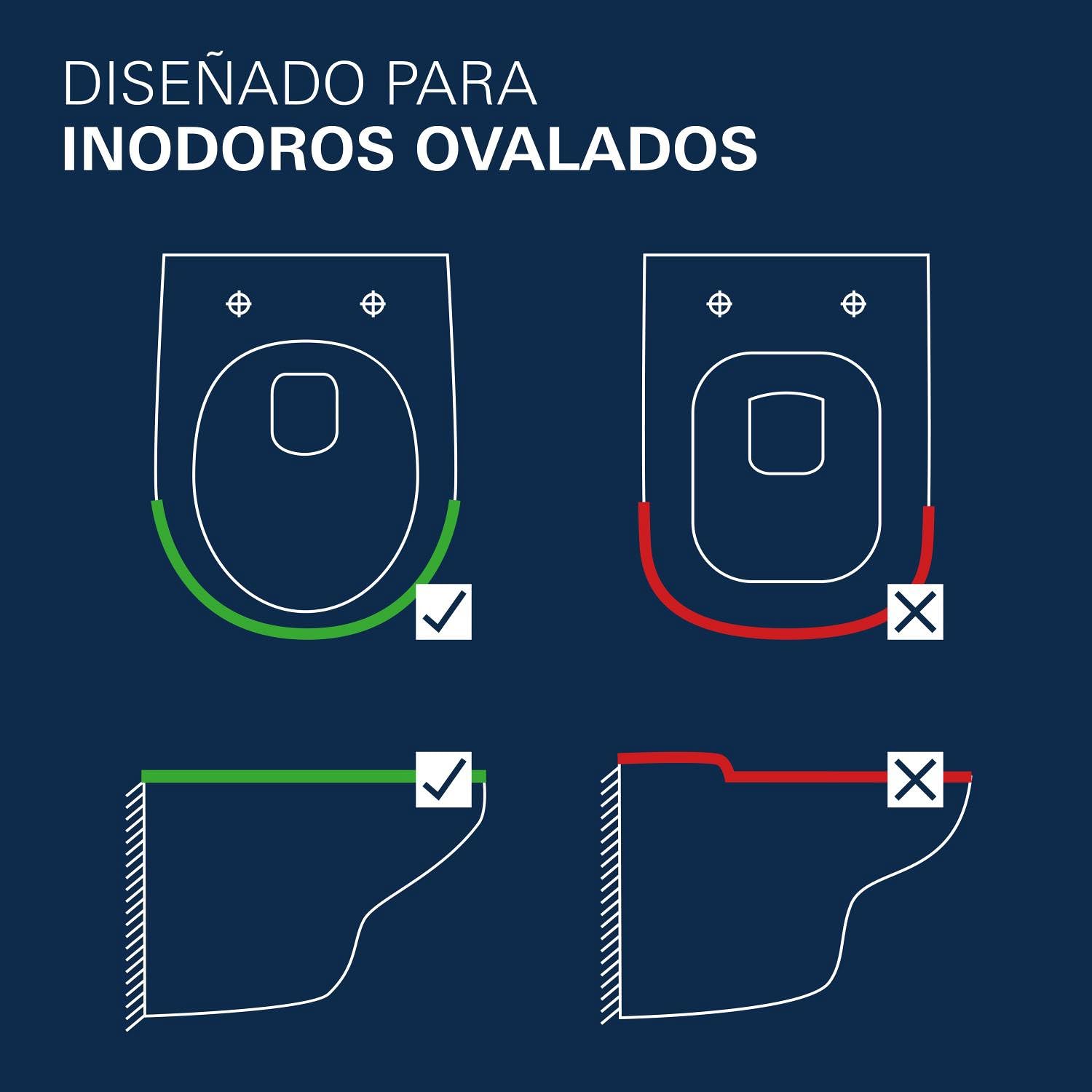 GROHE BAU Ceramic Asiento de bidé manual con tapa, ambos con caída amortiguada (asiento Duroplast, sin electricidad, 2 brazos autolimpiables, toma de agua 3/8"), 39648SH0