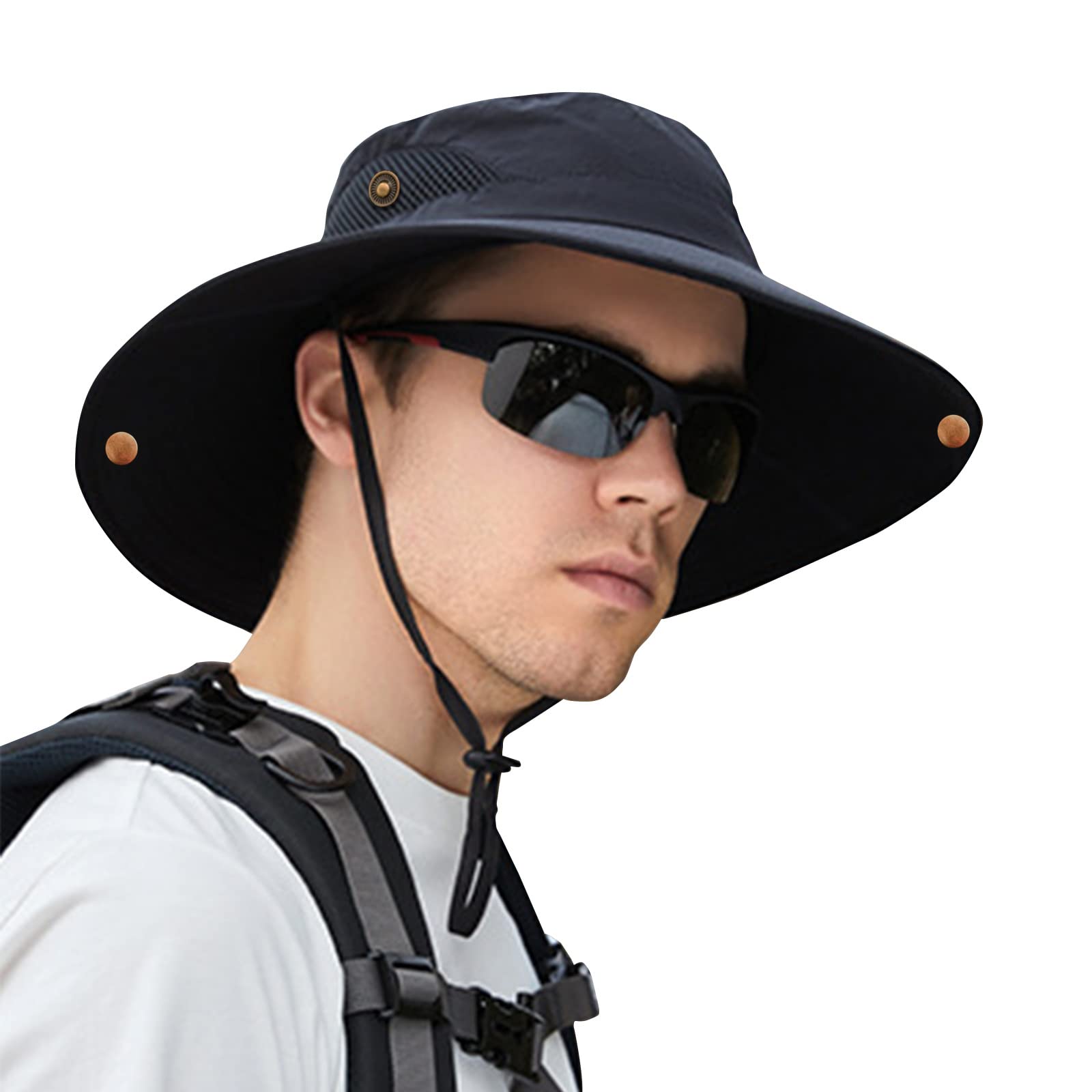 Boonie Hat Mens Summer Walking Hats Einskey Sun Hats CAMOLAND Men's Waterproof Wide Brim A Bucket Hat