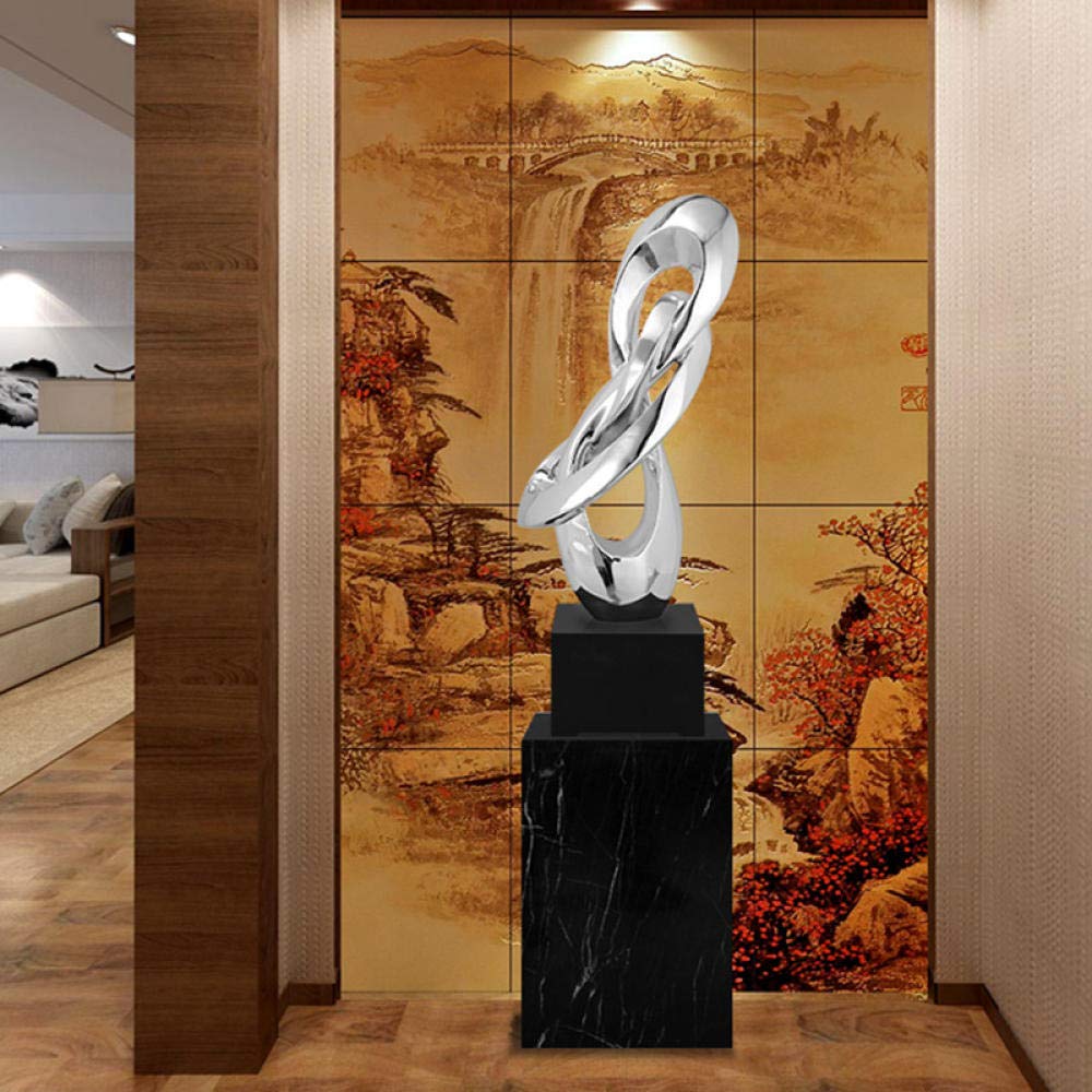 Busto Esculturas Y Figuras Hechas A Mano Adornos 85 Cm Estatuilla Enchapada Creativa Escultura De Arte Abstracto De Resina Estatuas Caseras Modernas Y Sencillas para Manualidades De Decoración