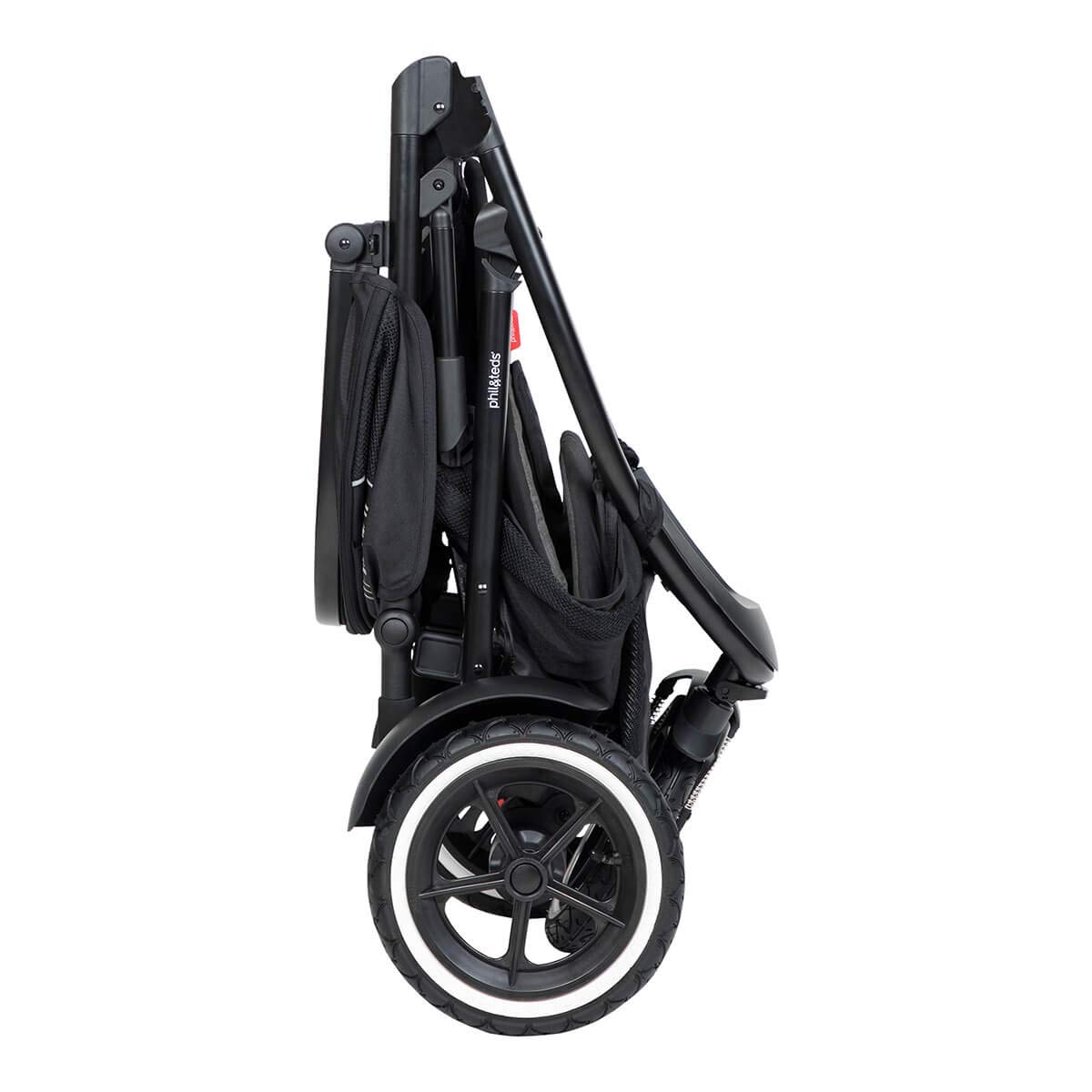 Phil&teds Sport V6 2019+ - Silla de paseo con asiento para coche, color negro