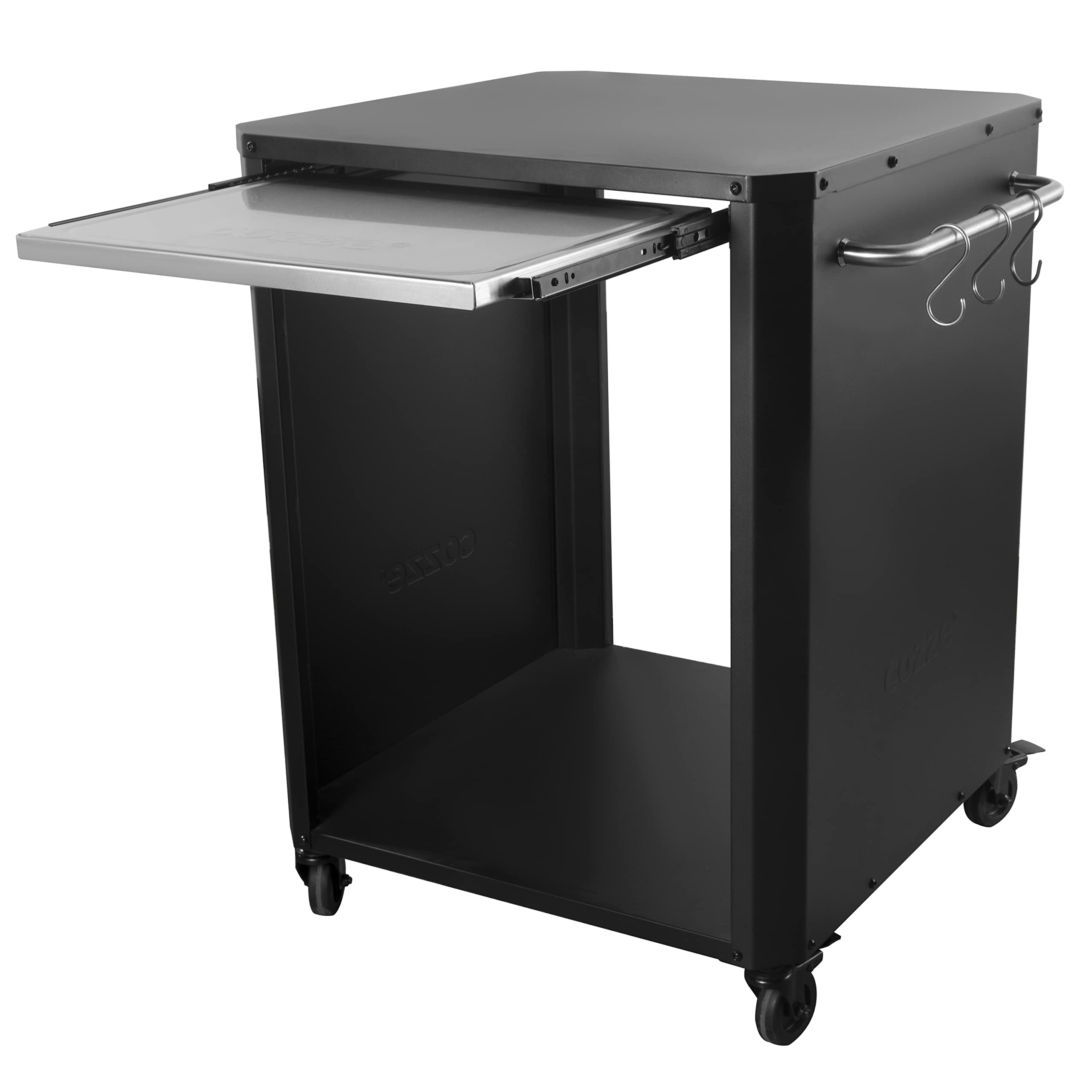 Cozze® Tavolo da esterno con tavolino estraibile per fornetti pizza 13-17"