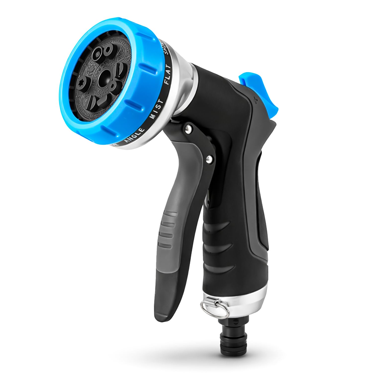 10 Function Garden Hose Spray Gun – Durable ABS & TPR Water Sprayer with Soft Anti-Slip Handle, 10 Spray Patterns, Thumb Flow Control & 1/2” Quick Connector for Garden Watering, Car Washing & Cleaning