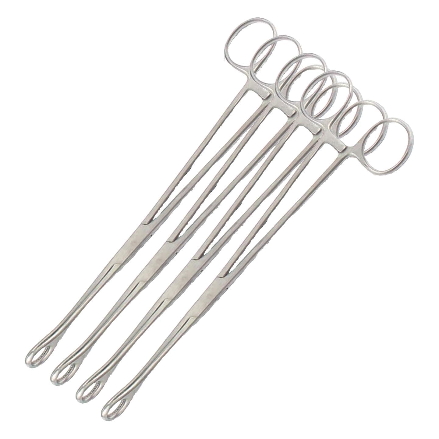 Stainless Steel Locking Sponge Forceps - 9.5" -3