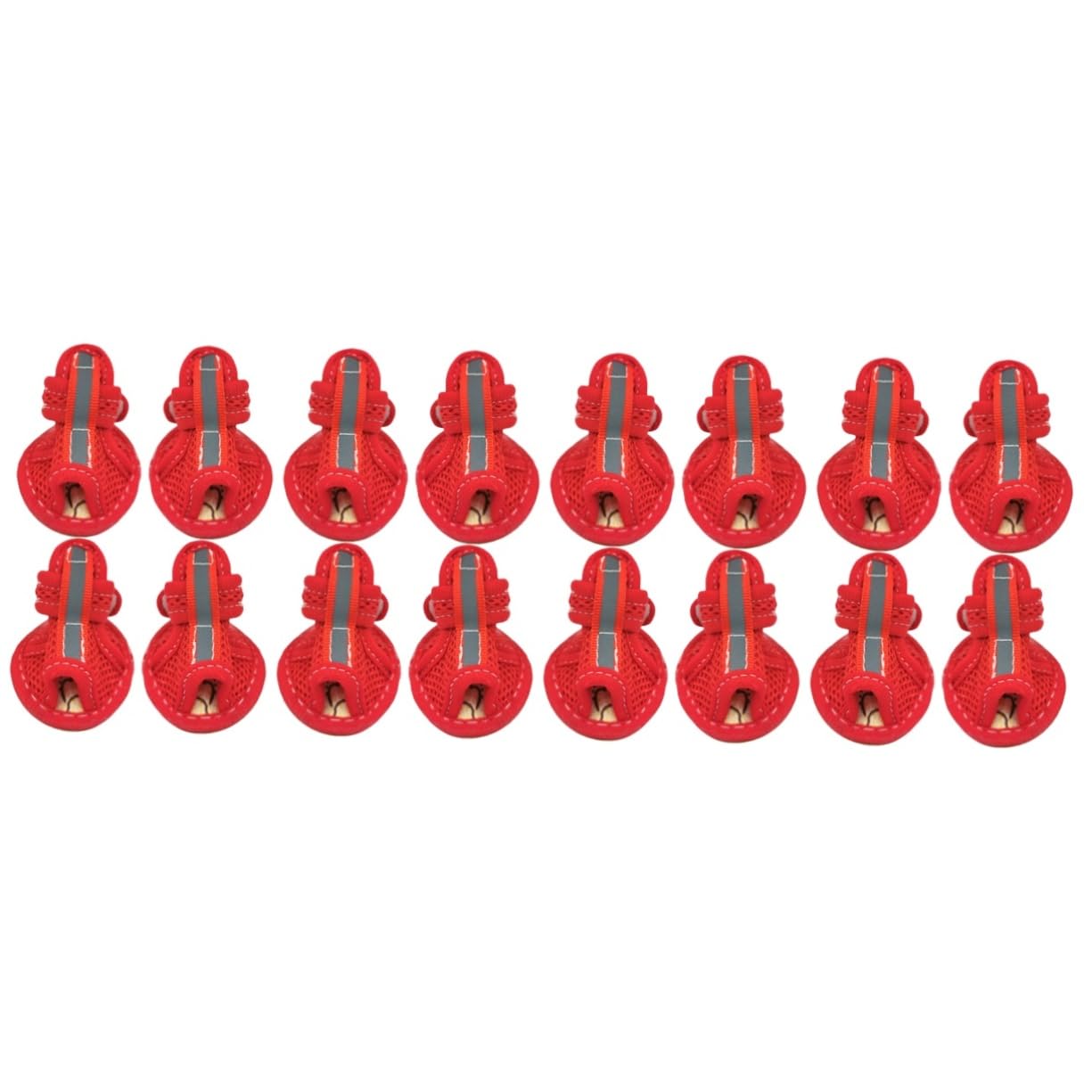 HANABASS 16stücke Atmungsaktive Hundeschuhe Für Kleine Haustiere rutschfeste Bequeme Pfotenschutzschuhe Für Outdoor-aktivitäten Für Hunde Und Katzen Zufälliges Design Innensohle