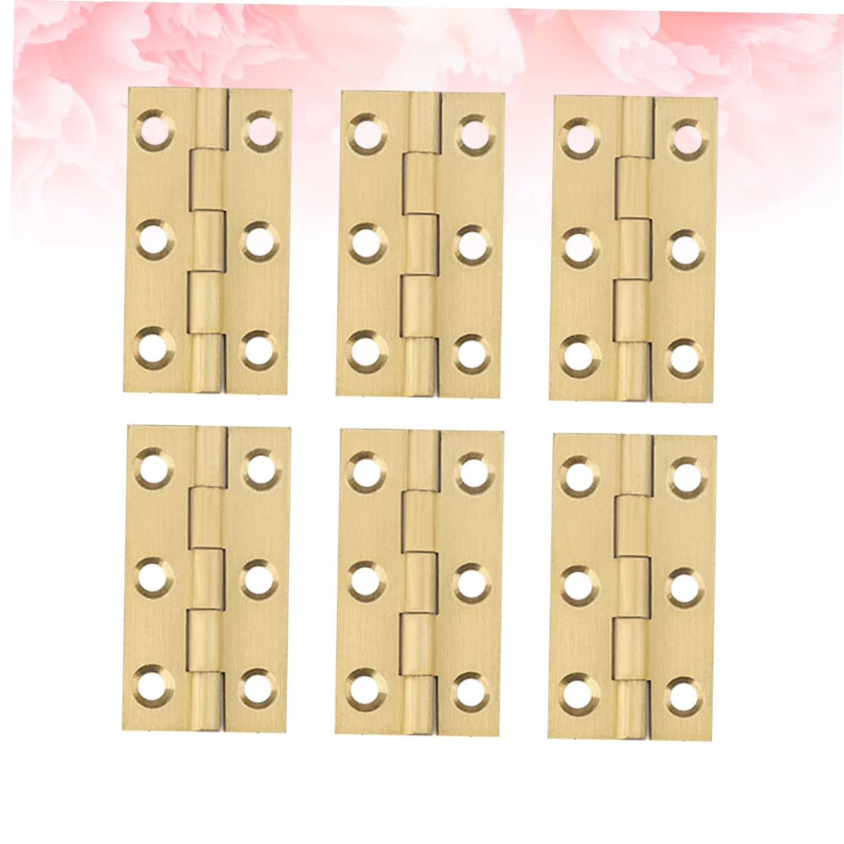 Abaodam 18pezzi Cerniere Rame Antirumore Per Mobili e Porte Cerniere Resistenti Rame Per Armadi e Scatole Gioielli Design Vintage