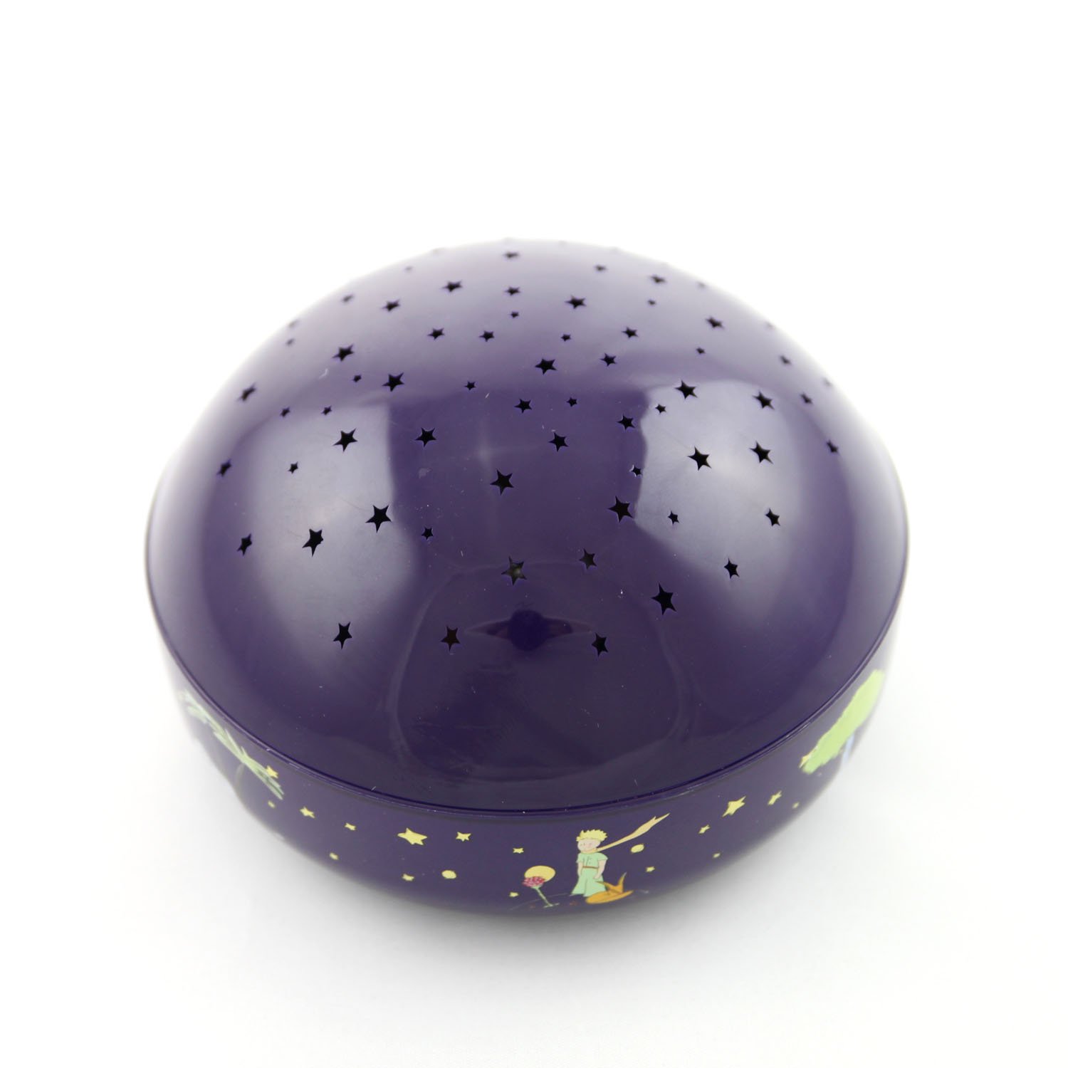 Top view of Niermann Standby Night Light showing star cutouts