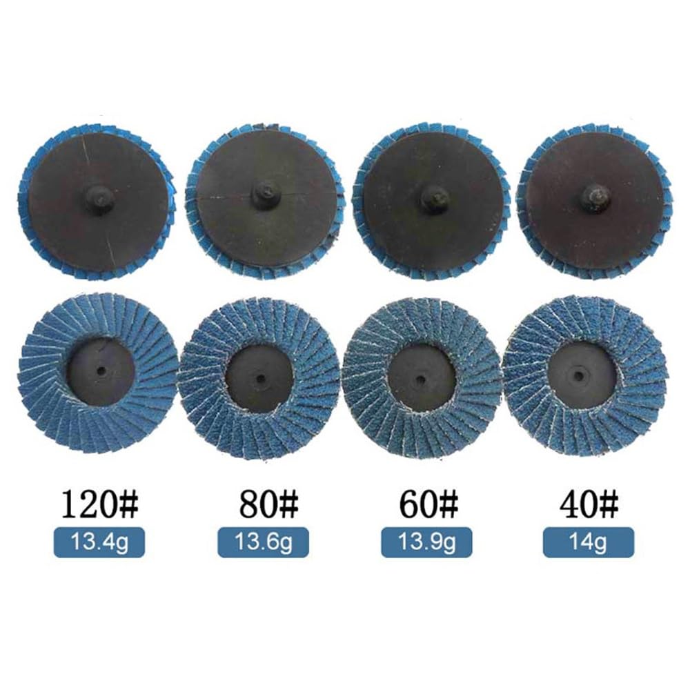20 szt. Tarcze listkowe z korundu cyrkonowego - 2 "i 3" tarcze szlifierskie do szlifowania kątowego z ziarnem 40/60/80/120 do metalu(50mm 120grit)
