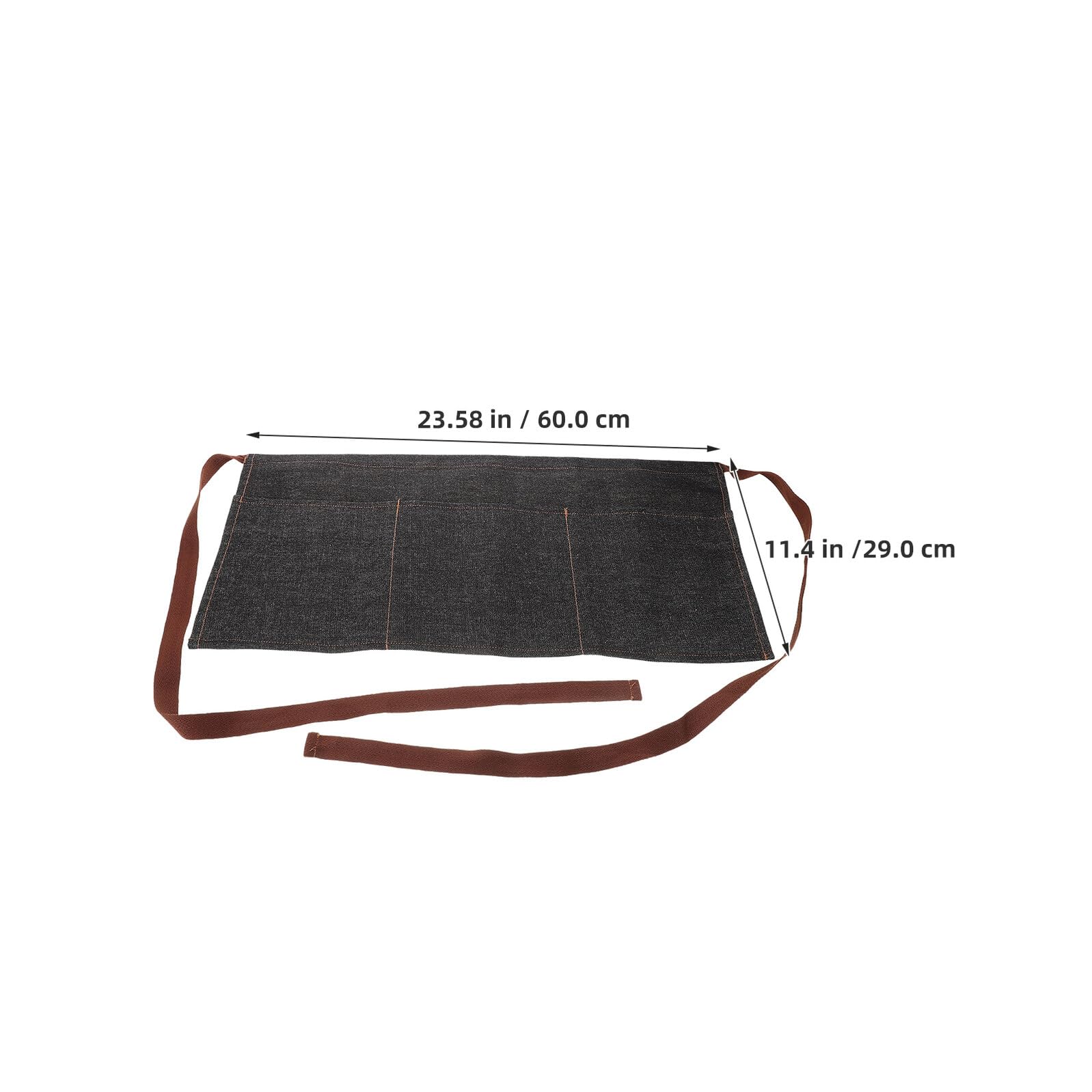 TOPBATHY 2piezas Delantal De Mezclilla Con Correa Ajustable Para Restaurante Cocina y Barbacoa Delantal Corto De Trabajo